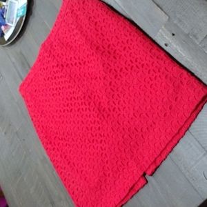 RED J. CREW #2 PENCIL SKIRT SZ 12